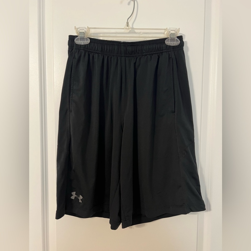Under Armour Black Loose Fit Athletic Shorts - S - Picture 2 of 8
